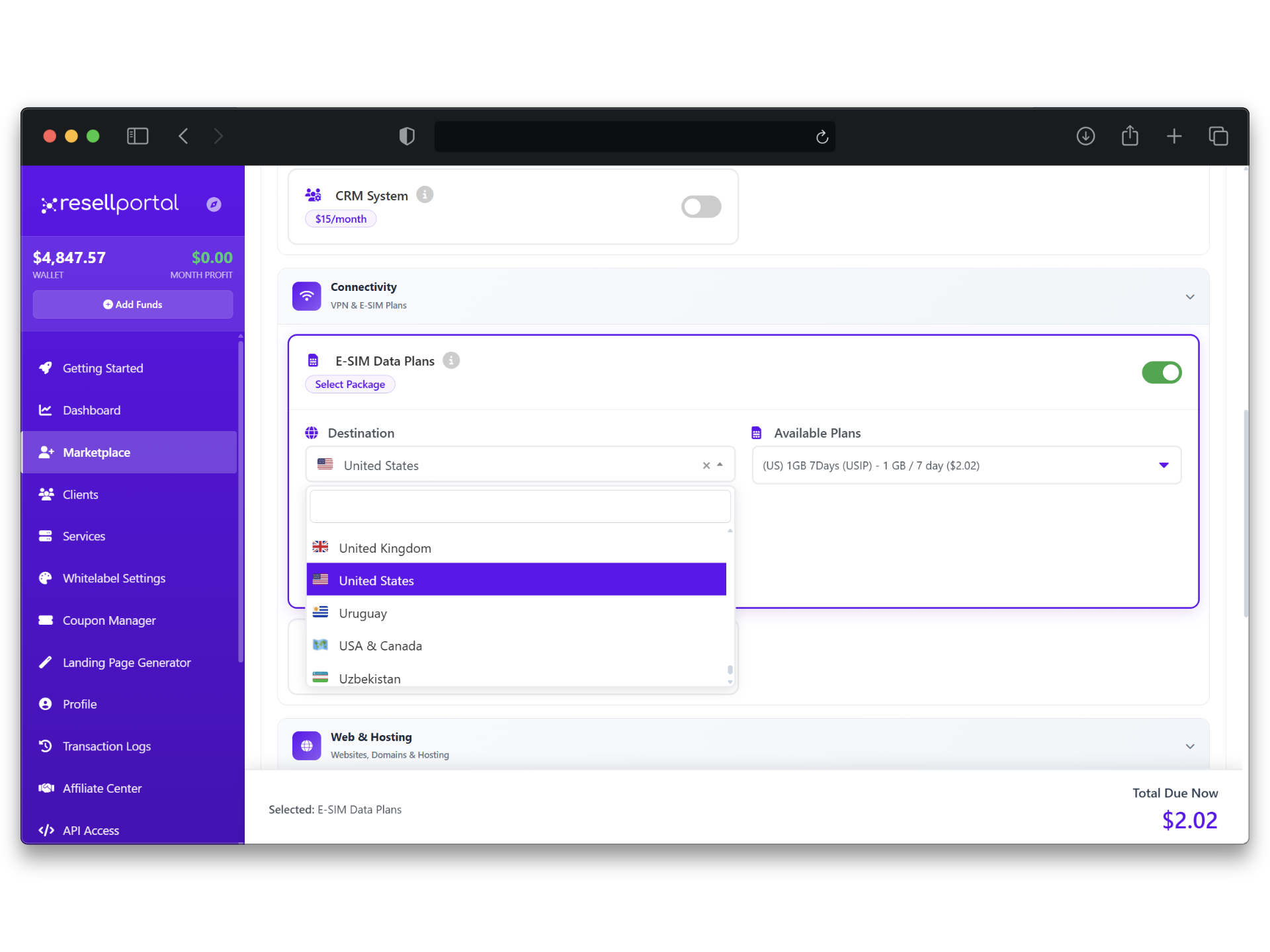 eSIM Data Plans Reseller Program