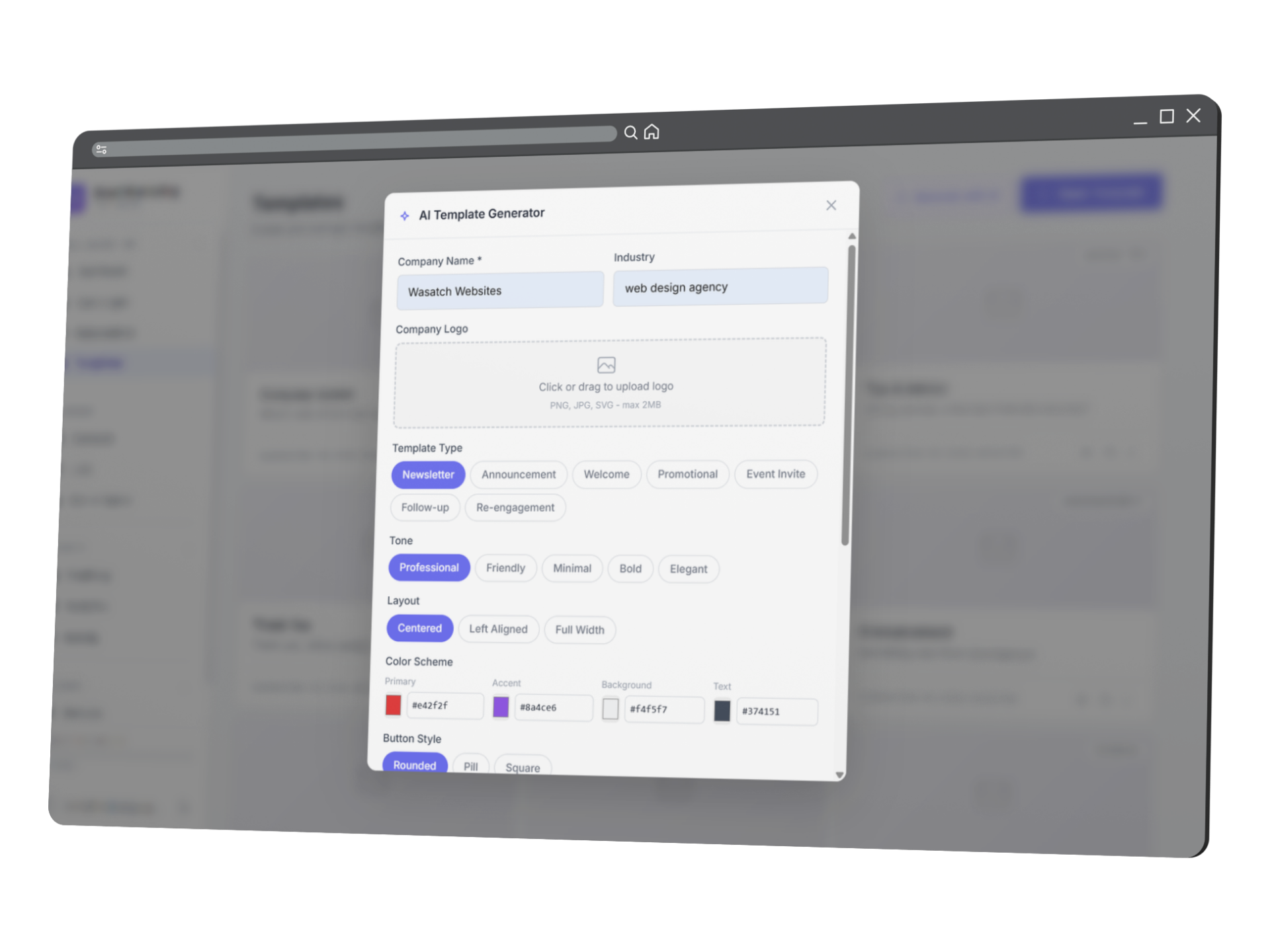 AI Email Template Generator