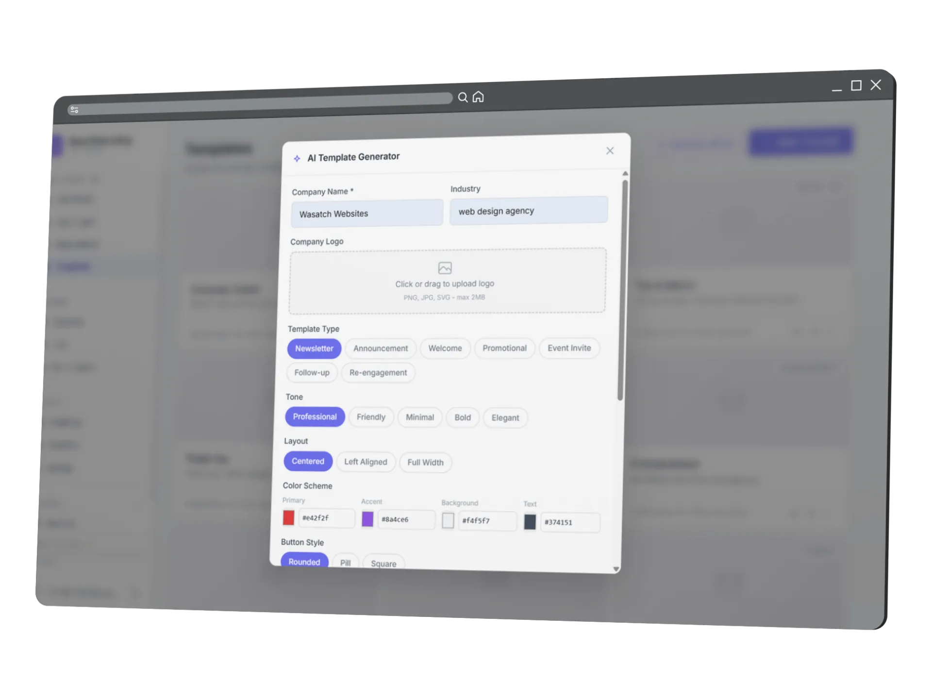 AI Email Template Generator