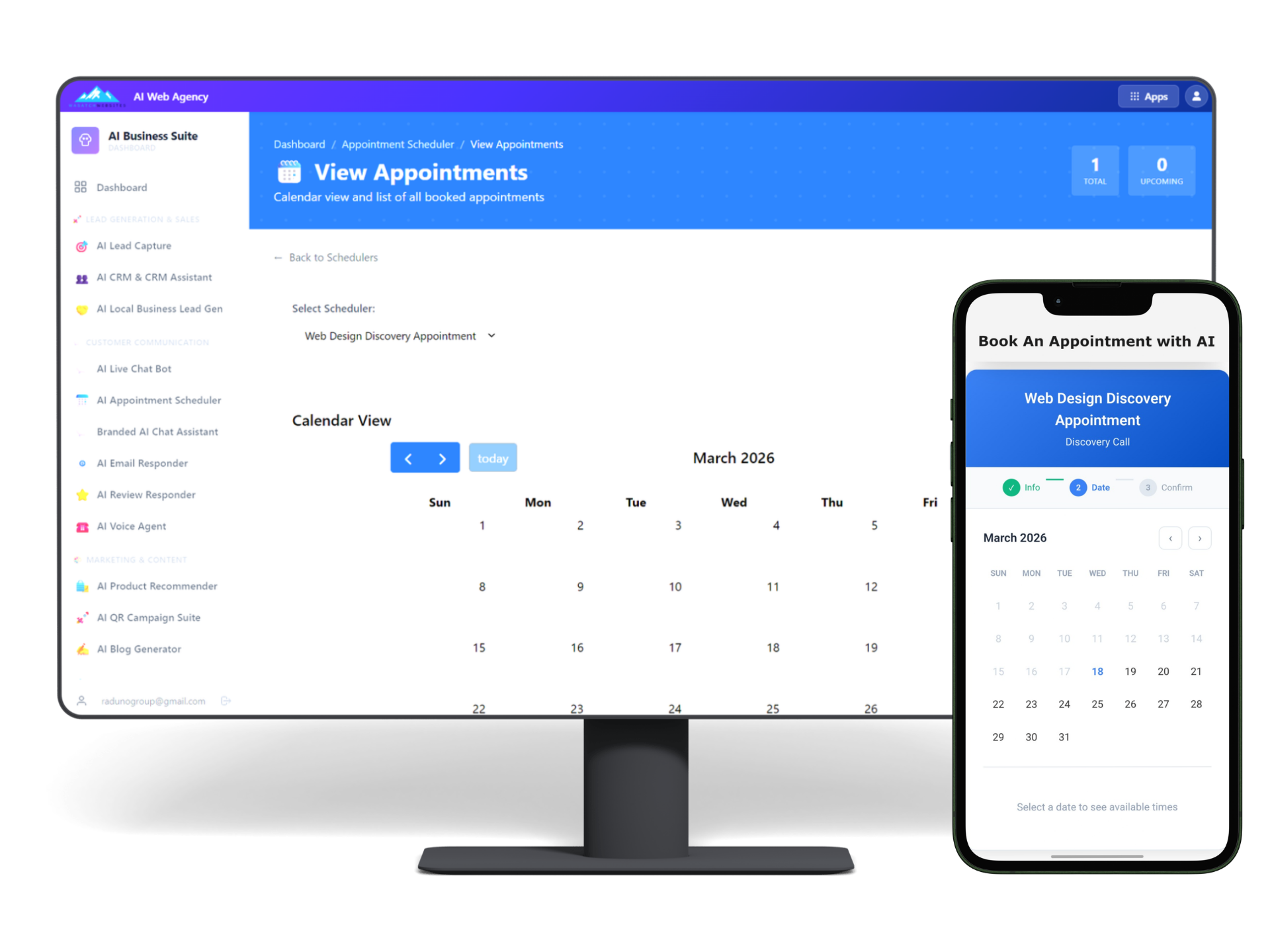 AI Appointment Scheduler Widget