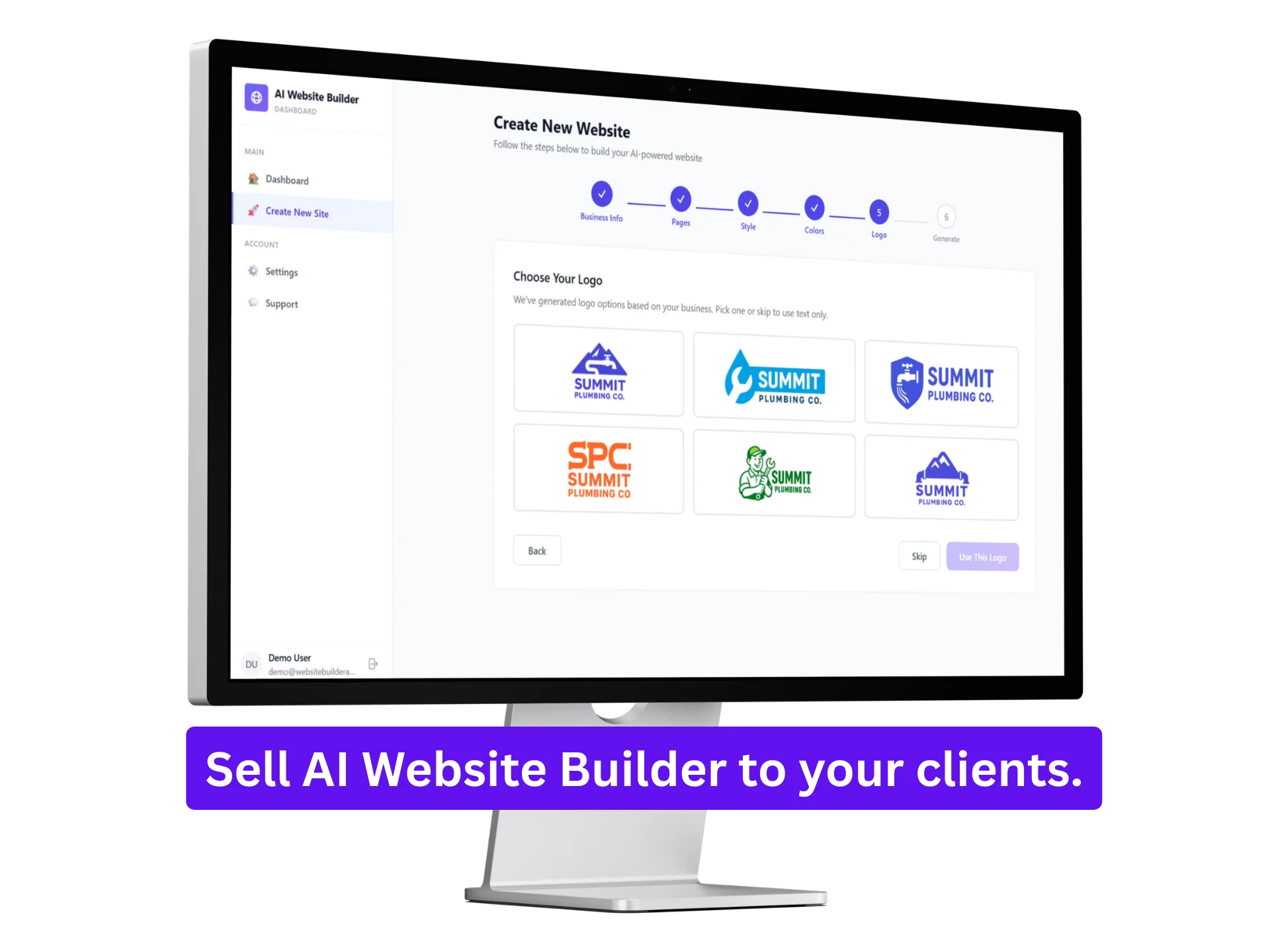 Website Builder editor preview