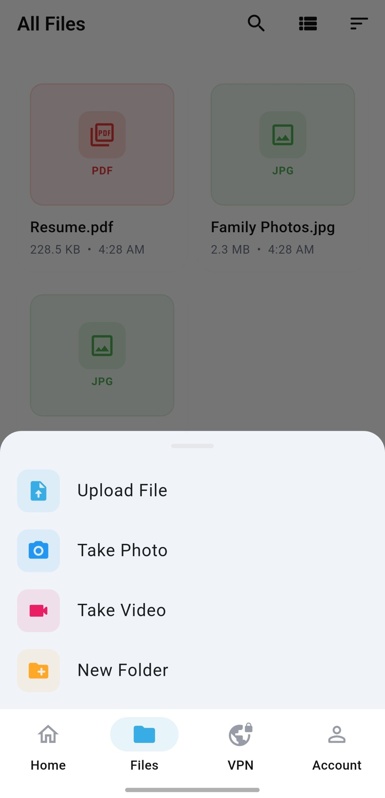 File Actions