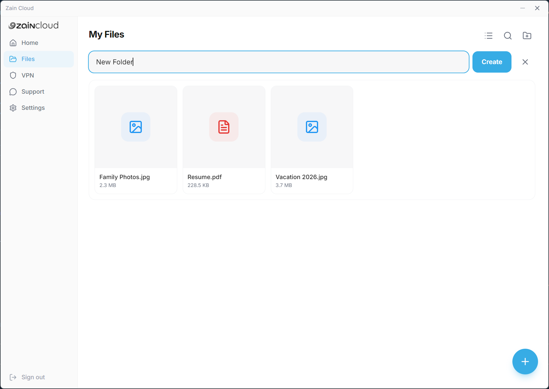 Create Folder