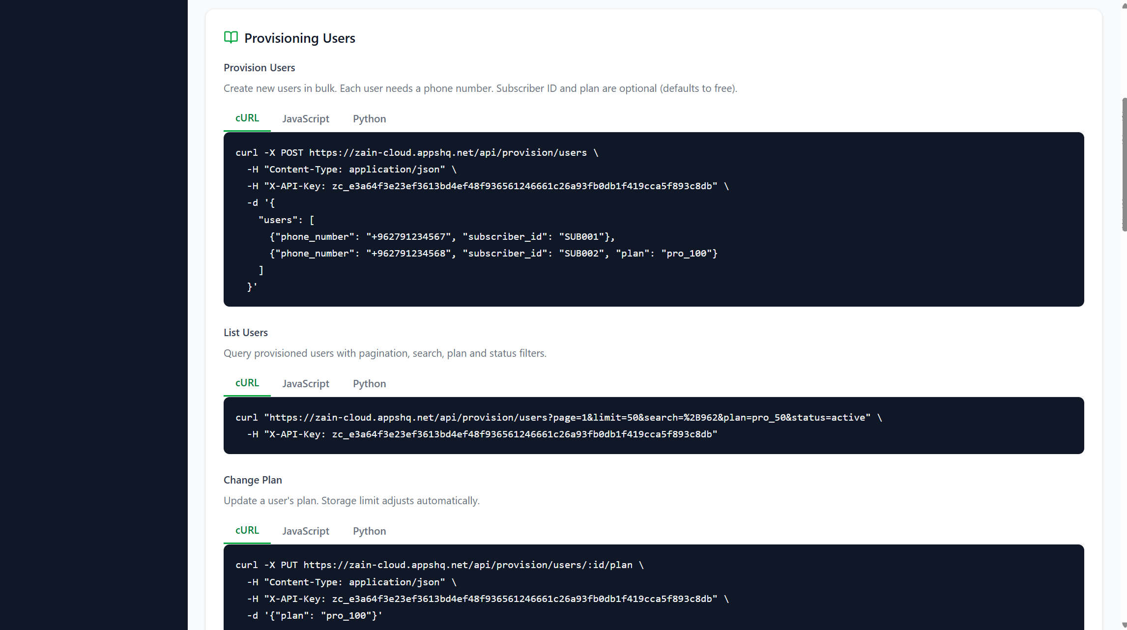 API Docs