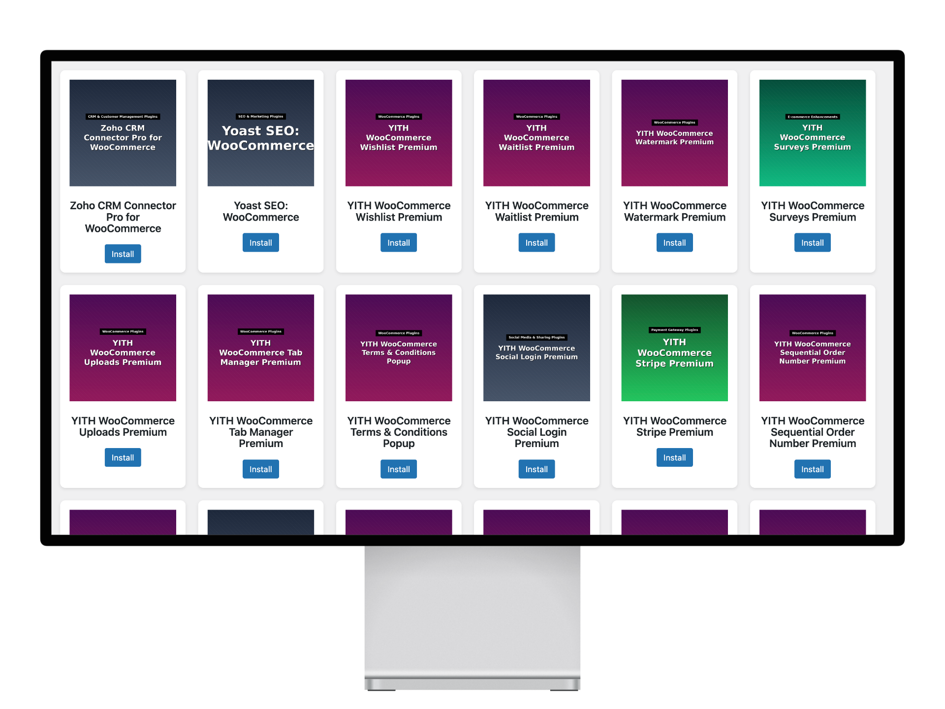 WordPress Plugin & Theme Library Dashboard