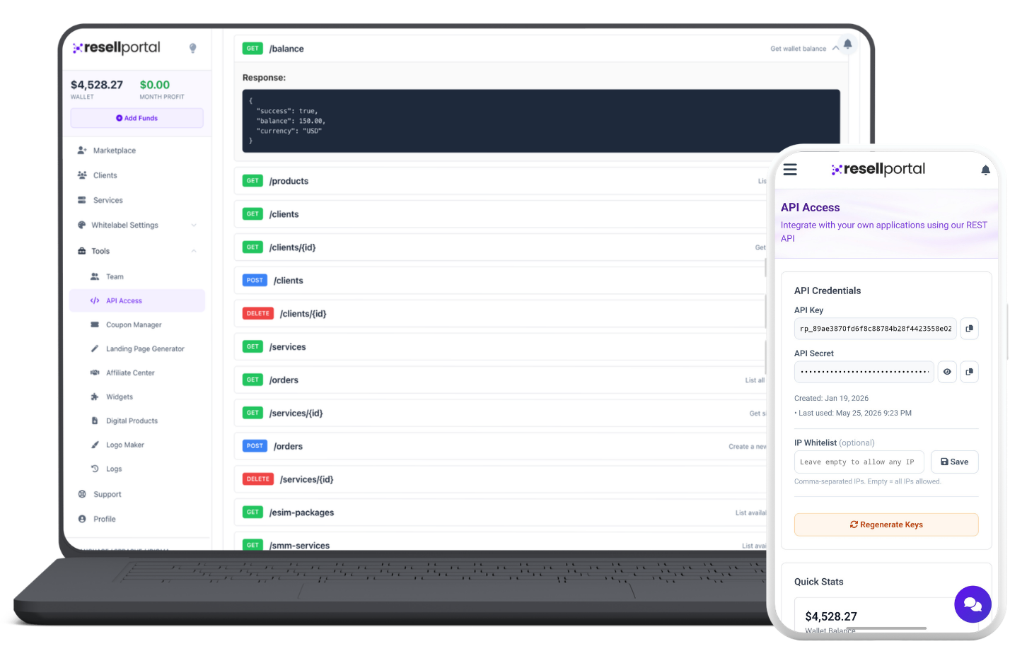 ResellPortal API